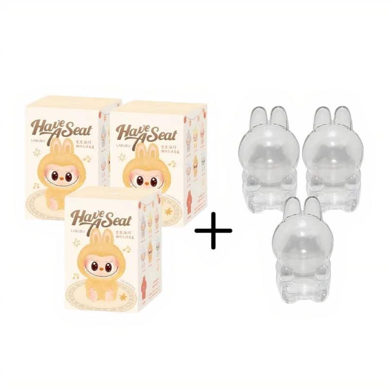 Peluche Labubu Assis en Boîte Mystère