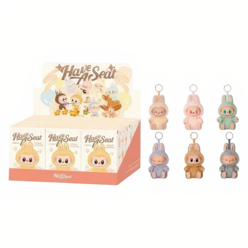 Peluche Labubu Assis en Boîte Mystère