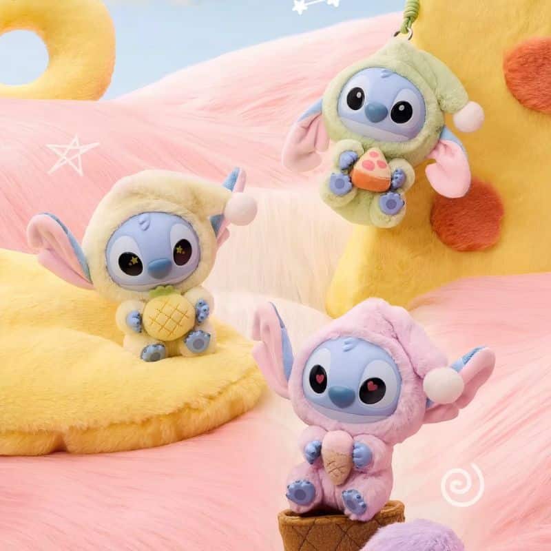 Peluche Surprise Stitch Style Labubu à Collectionner