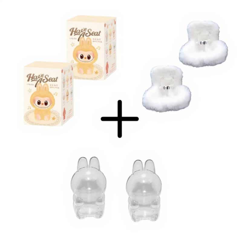 Peluche Labubu Assis en Boîte Mystère